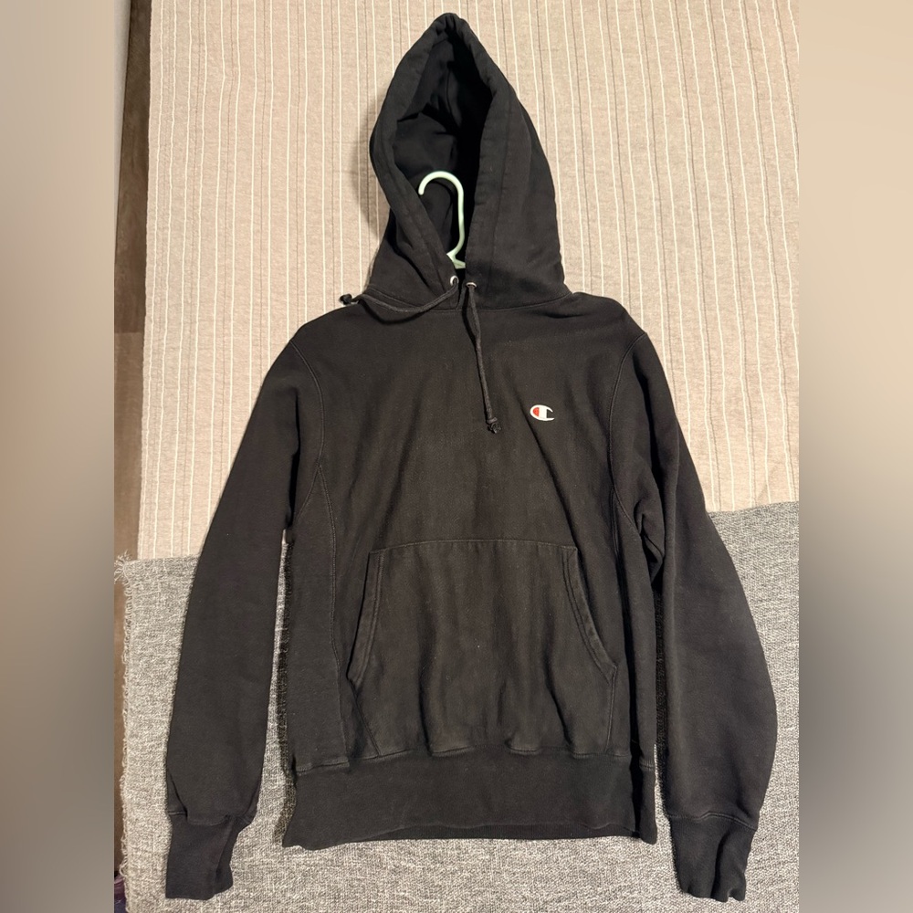 Champion Black Reverse Weave Hoodie
